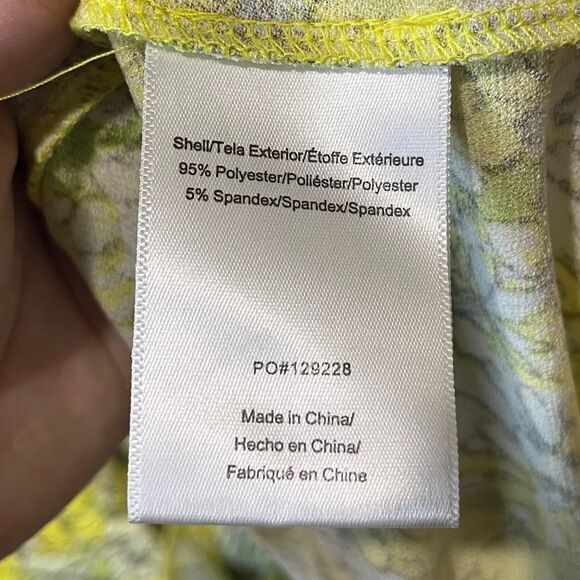 ModCloth Yellow Floral Smocked Midi Dress size 4X - Picture 6 of 6